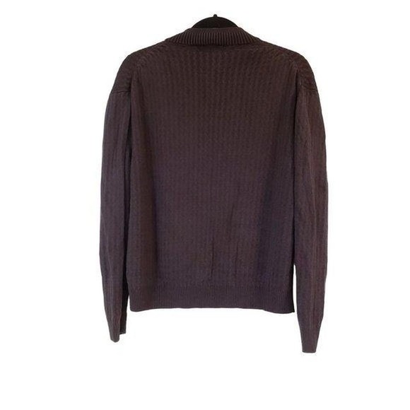 Vintage Baracuta Sweater Men's size Large ribbed gray brown - Picture 3 of 7